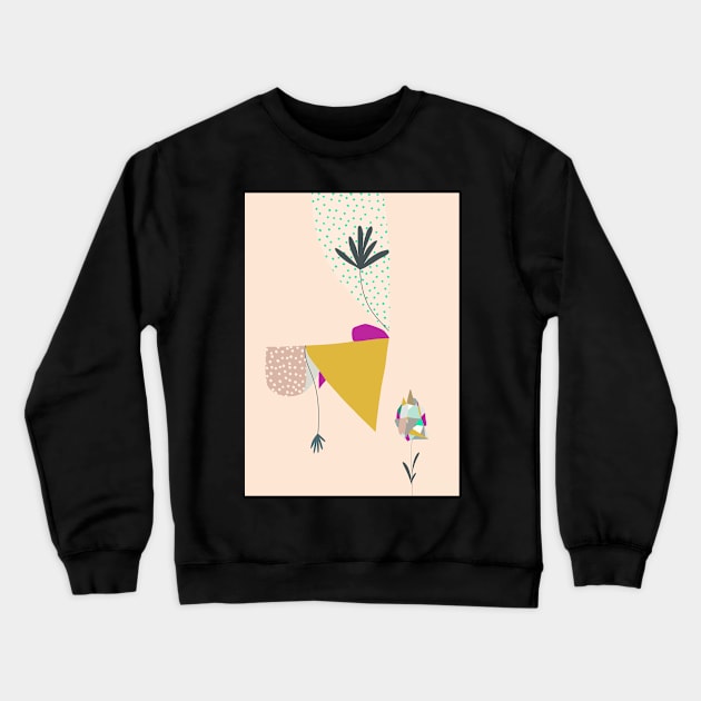 Single plant Crewneck Sweatshirt by Kamaloca